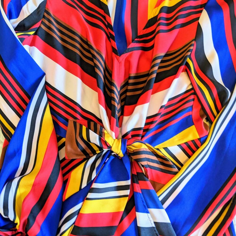 Express Multi-Color Striped Dress - Picture 4 of 5